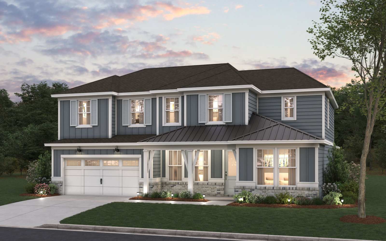Newlyn floor plan by Pulte at Amherst