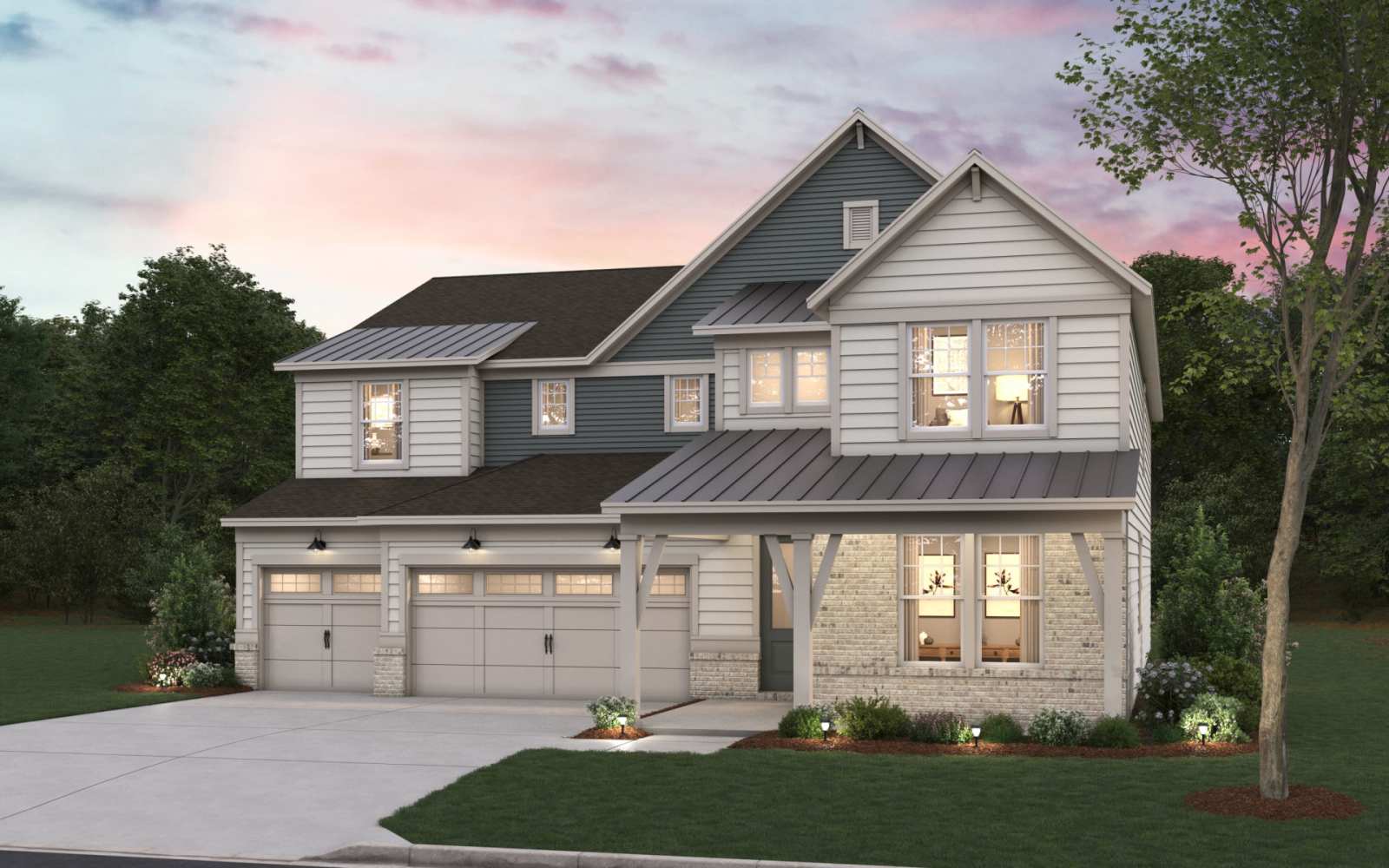 Roseland floor plan by Pulte at Amherst