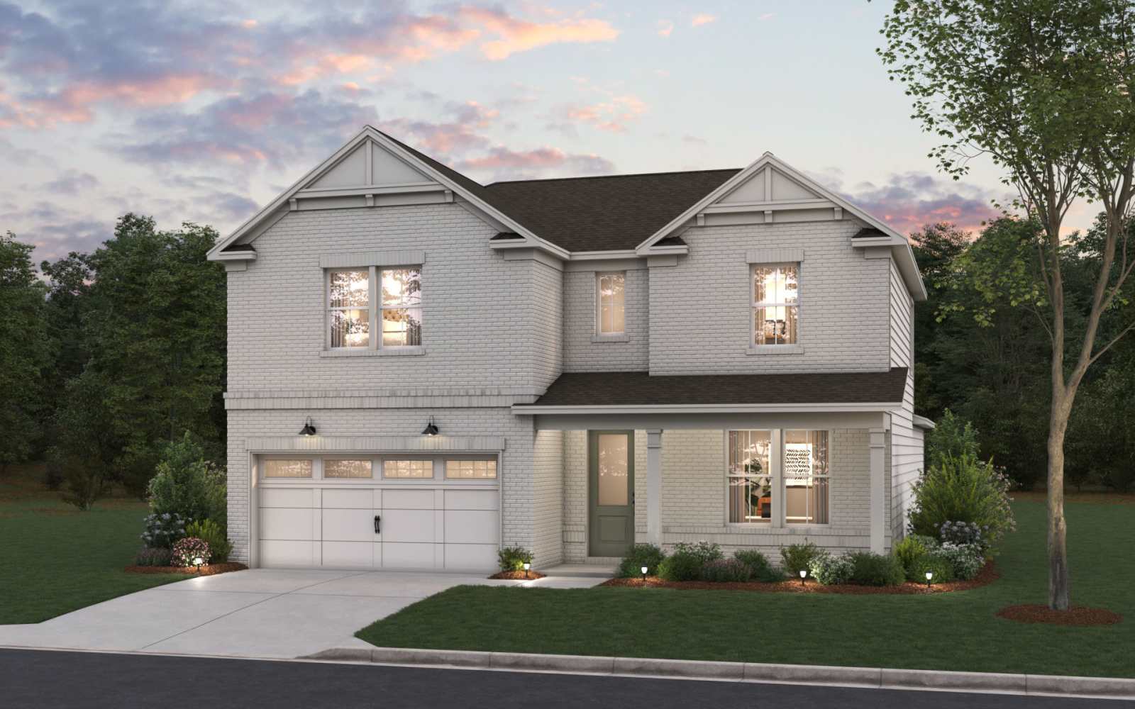 Whitestone floor plan by Pulte at Amherst